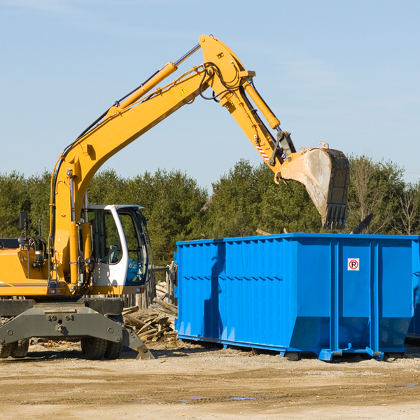 how does a residential dumpster rental service work in West Hills California